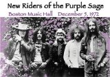 New Riders Of The Purple Sage - Boston Music Hall 12/5/72