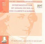 Wolfgang Amadeus Mozart - B [3] 12 Divertimenti KV 439b (No. 4 - 5) for 2 Clarinets and Bassoon