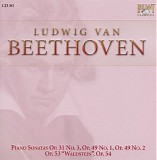 Ludwig van Beethoven - 50 Piano Sonata Op. 31.3; Piano Sonatas Op. 49; Piano Sonata Op. 53 "Waldstein;" Piano Sonata Op. 54
