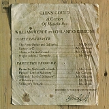 Glenn Gould - Original Jacket Collection - A Consort of Musicke Bye William Byrde and Orlando Gibbons