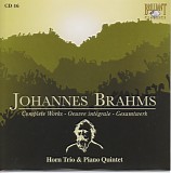 Johannes Brahms - 16 Horn Trio in E-flat; Piano Quintet in f