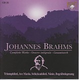 Johannes Brahms - 35 Triumphlied Op. 55; Ave Maria Op. 12; Schicksalslied Op. 54; Nänie Op. 82; Begräbnisgesang Op. 13