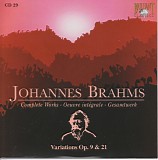 Johannes Brahms - 29 Variations Op. 21; Schumann Variations Op. 9