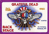 The Grateful Dead - 9/24/82 Carrierdome Syracuse, NY