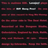 Lovejoy - Lovejoy! Plays the Hits of Biff Bang Pow! EP (For SALE)