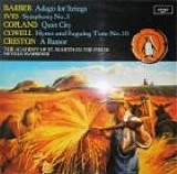 Neville Marriner - Barber Adagio, Ives No 3, Copland, Cowell, Creston