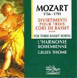 L'Harmonie Bohemienne - Divertimenti For 3 Basset Horns