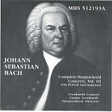 Various artists - J. S. Bach: Complete Harpsichord Concerti, Vol. III