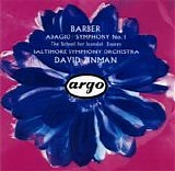 David Zinman - Adagio for Strings - Symphony nÂ° 1 - The School for Scandal - Essays