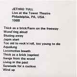 Jethro Tull - Live at the Tower Theater, Philadelphia PA  - 1988