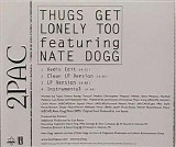2Pac - Thugs Get Lonely Too (Promo CD Single)