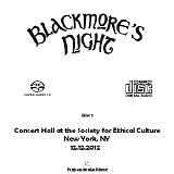 Blackmores Night - Concert Hall at the Society for Ethical Culture,NY,12.12.2012
