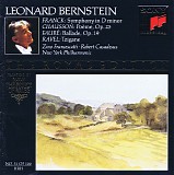 Various artists - Bernstein (RE) 031 Franck: Symphony in d; Fauré: Ballade; Chausson: Poeme; Ravel: Tzigane