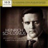 Heinrich Schlusnus - Bariton als Superstar CD10
