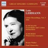 Lotte Lehmann - Lieder Recordings Vol 3 (1941), Frauenliebe, Dichterliebe