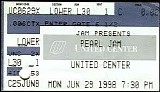 Pearl Jam - 1998.06.29 - United Center, Chicago, IL