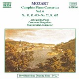 Wolfgang Amadeus Mozart - Complete Piano Concertos (06/11) No. 22 KV 482; No. 11 KV 413