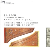 Christopher Hogwood - JS Bach; WF Bach; CPE Bach; JC Bach: Concertos & Duets /Hogwood * Rousset
