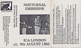 Nocturnal Emissions - ICA London 9th August 1985