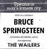 Bruce Springsteen - Max's Kansas City - 7 May 1973
