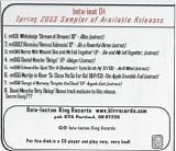 Various Artists - Spring 2003 Sampler Of Available Releases