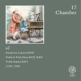 Wolfgang Amadeus Mozart - D 017 a2 Sonata, Fugue for Two Pianos KV 448, 454; Duos KV 423, 424; Violin Sonata KV 454