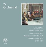 Wolfgang Amadeus Mozart - D 074 Violin Concerto KV 207; Piano Concerto KV 175; Bassoon Concerto KV 191; Concertone KV 190