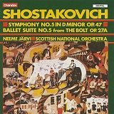Neeme Jarvi - Shostakovich: Symphony No. 5 in D minor, Op.47 / Ballet Suite No. 5 from The Bolt Op. 27A