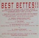 Bette Midler - Best Bettes Promo Sampler