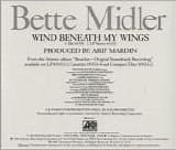 Bette Midler - Wind Beneath My Wings  (PR 2615-2)