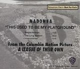 Madonna - This Used To Be My Playground  (Promo CD Single)  [PRO-CD-5588]