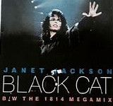 Janet Jackson - Black Cat b/w The 1814 Megamix  [UK]