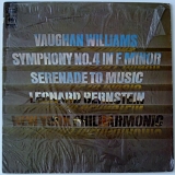 Leonard Bernstein - Vaughan Williams: Symphony No. 4 ~ Serenade to Music [Vinyl LP Record]