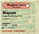 Magnum - Live At The Pitz, Woughton Centre, Leadenhall, Milton Keynes, England