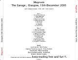 Magnum - Live At The Garage, Glasgow, Scotland