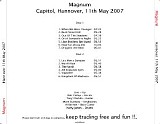 Magnum - Live At Capitol, Hannover, Germany