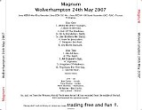 Magnum - Live At Wulfrun Hall