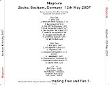 Magnum - Live At Zeche, Bochum, Germany