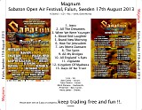 Magnum - Live At Sabaton Open Air Festival, Lugnet Stadion, Falun, Sweden