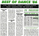 Various artists - Best Of Dance '86
