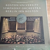 Joseph Silverstein - Boston University Symphony Orchestra Berlin 1976 Boston
