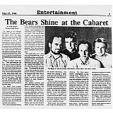 The Bears - Live At Chestnut Cabaret, Philadelphia