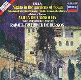 Alicia de Larrocha, London Philharmonic Orchestra & Rafael FrÃ¼hbeck de Burgos - De Falla - AlbÃ©niz - Turina: Nights in the Gardens of Spain - Rapsodia EspaÃ±ola