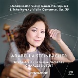Arabella Steinbacher, Orchestre de la Suisse Romande, & Charles Dutoit - Mendelssohn & Tchaikovsky: Violin Concertos