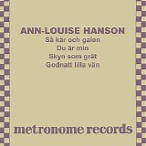 Ann-Louise Hanson - SÃ¥ kÃ¤r och galen (EP)