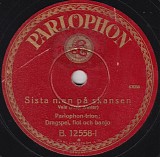 Parlophon-Trion - Sista Man PÃ¥ Skansen / Ã„' De NÃ¥'n Som Sett Maria