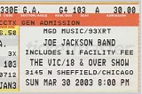 Joe Jackson - 2003.03.30 - Vic Theatre, Chicago, IL