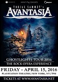 Avantasia (Tobias Sammet's) - Live At PlayStation Theater, New York, New York, USA