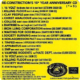 Various artists - Re-Constriction's 10* Year Anniversary CD