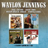 Waylon Jennings - Folk Country + Waylon Sings Ol' Harlon + Leavin' Town + Nashville Rebel